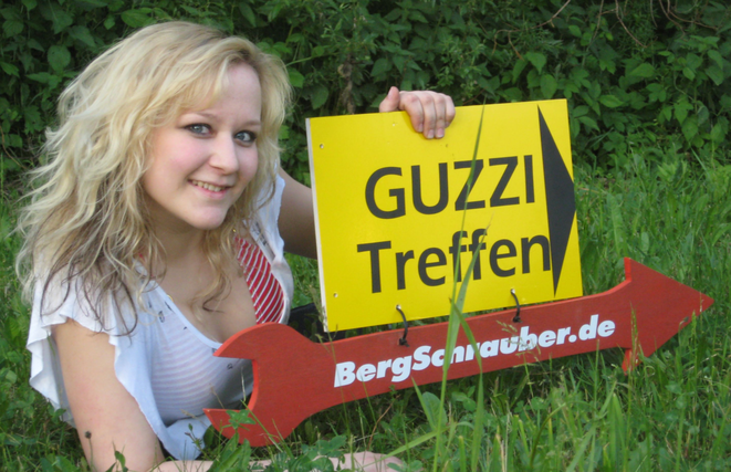 Wegweiser zum Demlinger Steinbruch